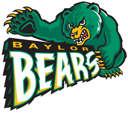 Baylor Bears 1997-2004 Primary Logo Print Decal